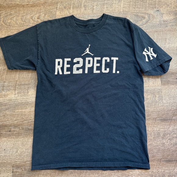 Jordan Other - Jordan Re2pect Derek Jeter New York Yankees The Captain Jumpman Navy Men's Sz M
